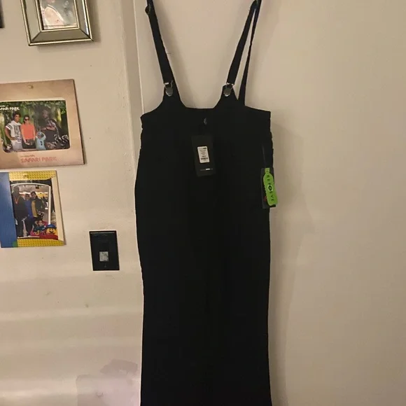 fashion nova suspender dress 90's Black Suspender Mini Dress – NOIROHIO VINTAGE main image 0